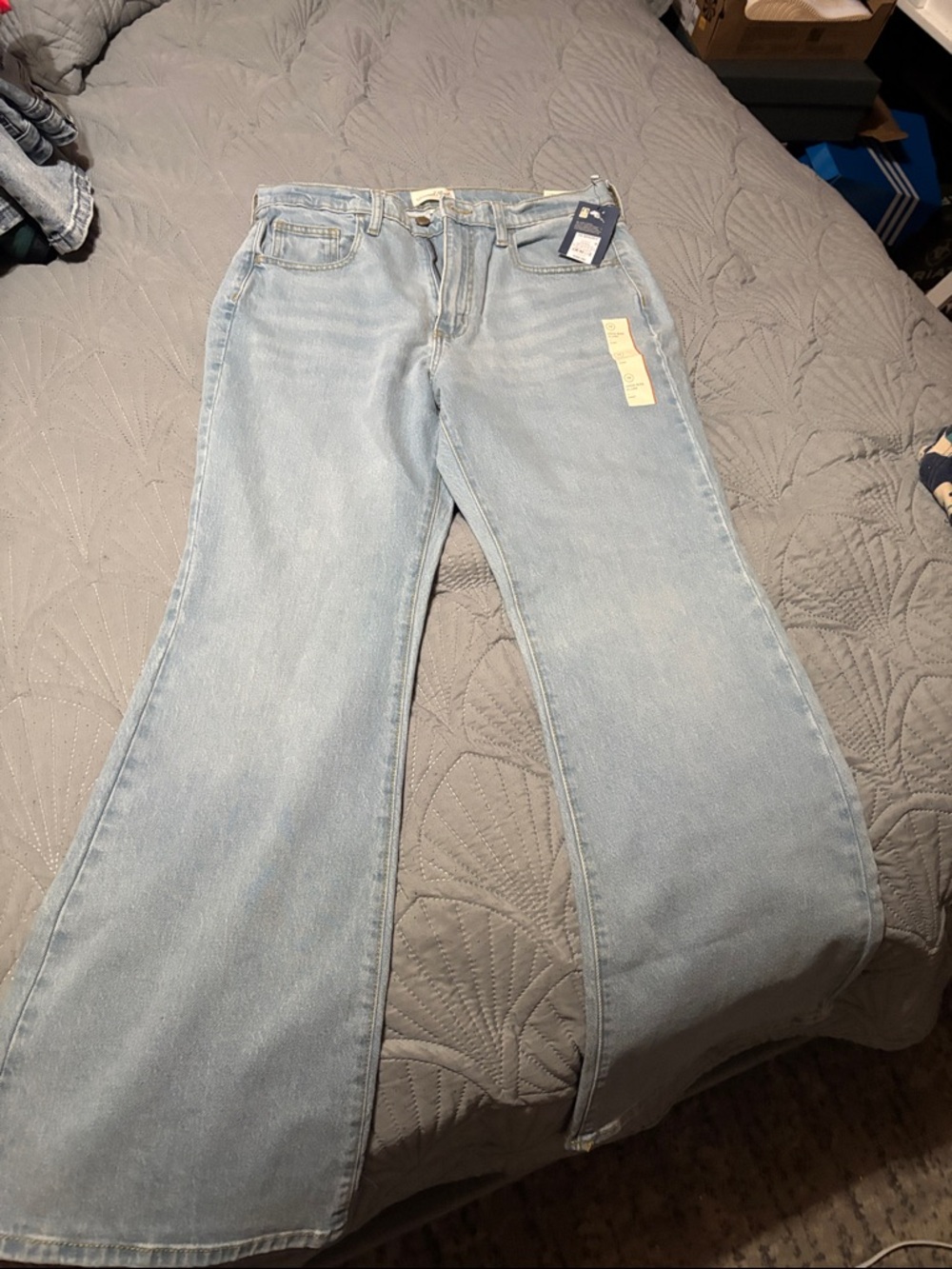 Universal Thread Light Blue High-Rise Flare Jeans